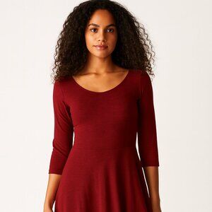 🔥 Closet Sale! Express A-Line Burgundy Mini Dress